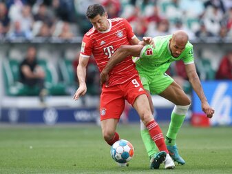 Letztes Lewandowski-Tor? Bayern nur 2:2 in Wolfsburg