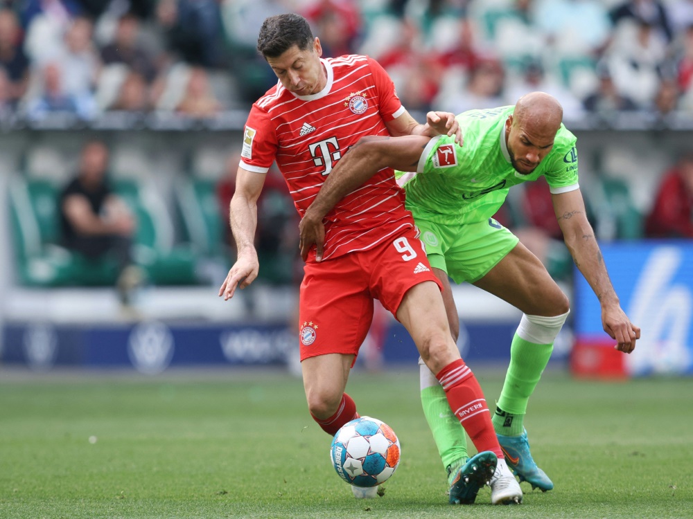 Letztes Lewandowski-Tor? Bayern nur 2:2 in Wolfsburg