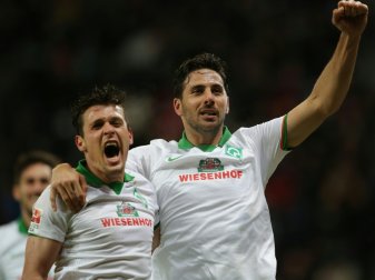 Pizarros Dreierpack beschert Bremen den Auswärtserfolg (Quelle: FIRO/SID-IMAGES) Pizarros Dreierpack beschert Bremen den Auswärtserfolg (Quelle: FIRO/SID-IMAGES)