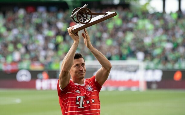 War es ein Abschied? Bayerns Robert Lewandowski könnte bald ein anderes Trikot tragen.