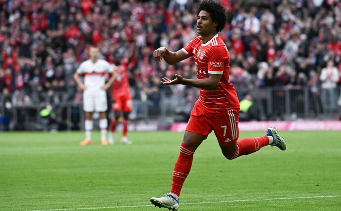 Serge Gnabrys Vertrag beim FC Bayern läuft am 30. Juni 2023 aus.