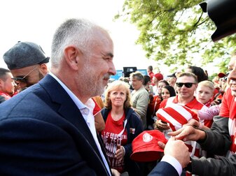 Union Berlin will sich nicht ausruhen: "Da geht noch mehr" Union Berlin will sich nicht ausruhen: "Da geht noch mehr"