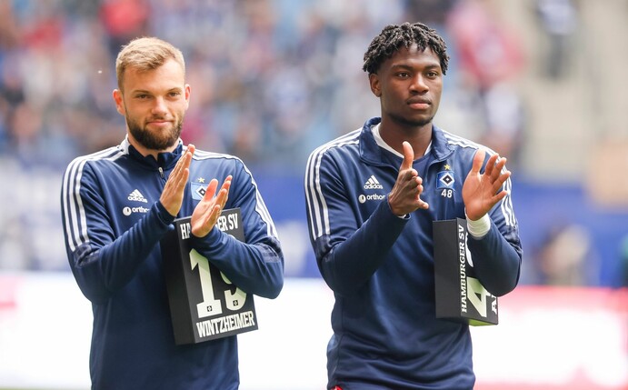 Kommt vom HSV nach Nürnberg: Manuel Wintzheimer (l).