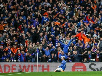 Die Galsgow Rangers und ihre Fans sind vor dem Finale selbstbewusst. Die Galsgow Rangers und ihre Fans sind vor dem Finale selbstbewusst.