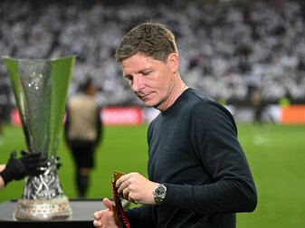 Will den Pott mit der Eintracht nach Frankfurt holen: Oliver Glasner. Will den Pott mit der Eintracht nach Frankfurt holen: Oliver Glasner.