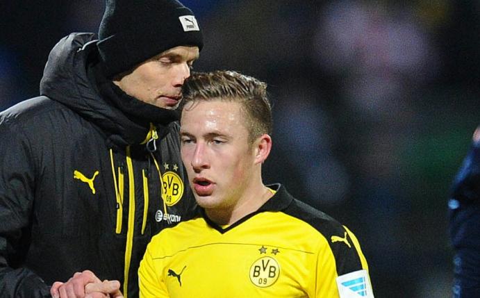 Debüt des Tages: Felix Passlack (Borussia Dortmund) (Quelle: FIRO/SID-IMAGES)