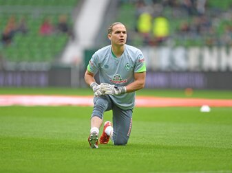 Sein Vertrag wird nicht verlängert: Werders zweiter Torwart Luca Plogmann. Sein Vertrag wird nicht verlängert: Werders zweiter Torwart Luca Plogmann.