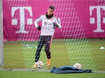 Ersatzspieler Marc Roca während eines Trainings an der Säbener Straße. Ersatzspieler Marc Roca während eines Trainings an der Säbener Straße.