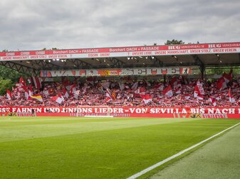 Der 1. FC Union Berlin plant einen Ausbau seines Stadions. Der 1. FC Union Berlin plant einen Ausbau seines Stadions.
