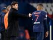 PSG-Trainer Mauricio Pochettino und Kylian Mbappé.