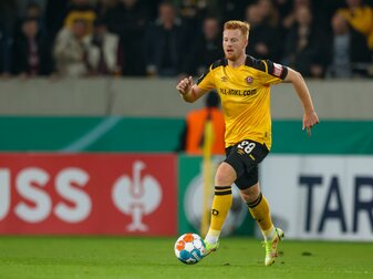 Dresdens Spieler Paul Will erlitt gegen Kaiserslautern eine starke Gehirnerschütterung.