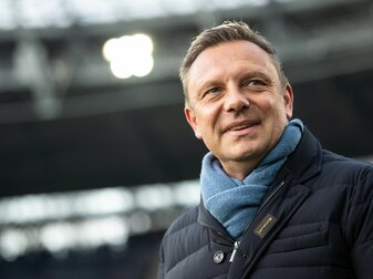 Trainer Andre Breitenreiter ist bei der TSG 1899 Hoffenheim im Gespräch.