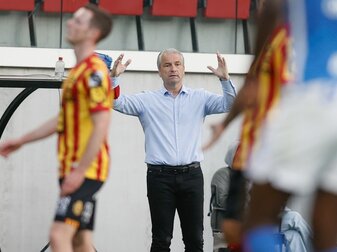 Ist nicht mehr Trainer von RC Genk: Bernd Storck. Ist nicht mehr Trainer von RC Genk: Bernd Storck.