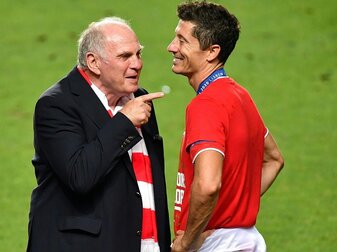 Hoeneß hofft auf Sinneswandel bei Lewandowski Hoeneß hofft auf Sinneswandel bei Lewandowski