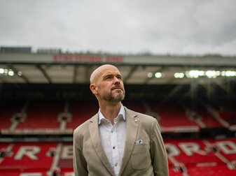 Erik ten Hag, neuer Trainer von Manchester United. Erik ten Hag, neuer Trainer von Manchester United.