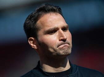 Dresdens Trainer Guerino Capretti fordert vollen Einsatz im Relegationsrückspiel gegen Kaiserslautern. Dresdens Trainer Guerino Capretti fordert vollen Einsatz im Relegationsrückspiel gegen Kaiserslautern.