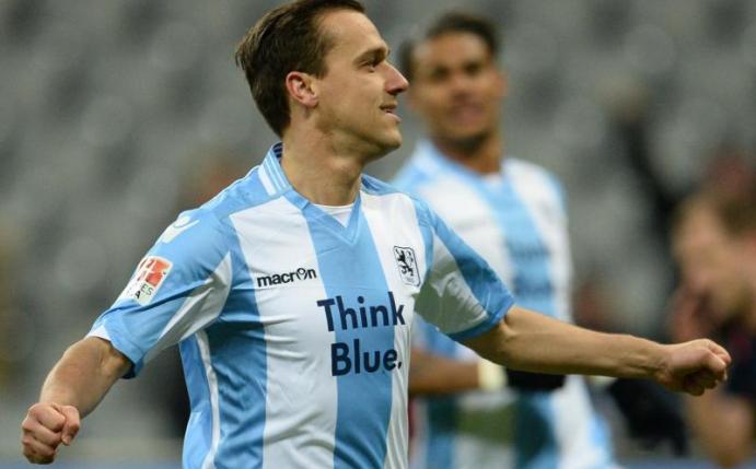 Michael Liendl verwandelt den Foulelfmeter zum 3:1 für München. Foto: Andreas Gebert
