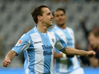 Michael Liendl verwandelt den Foulelfmeter zum 3:1 für München. Foto: Andreas Gebert Michael Liendl verwandelt den Foulelfmeter zum 3:1 für München. Foto: Andreas Gebert