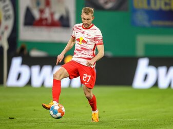 Genießt bei RB Leipzig einen hohen Stellenwert: Konrad Laimer. Genießt bei RB Leipzig einen hohen Stellenwert: Konrad Laimer.