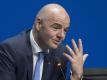 Auch der neue FIFA-Präsident Gianni Infantino ist in Cardiff zugegen. Foto: Patrick B. Kraemer