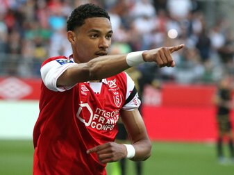 Hugo Ekitike bejubelt eines seiner vielen Tore Foto: Francois Nascimbeni/Getty Images