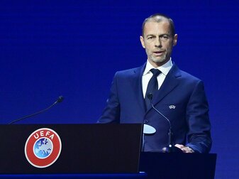 Erachtet die Conference League als großen Erfolg: UEFA-Präsident Aleksander Ceferin. Erachtet die Conference League als großen Erfolg: UEFA-Präsident Aleksander Ceferin.