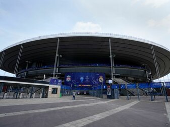 Im Stade de France vor den Toren von Paris wird das Champions-League-Finale stattfinden. Im Stade de France vor den Toren von Paris wird das Champions-League-Finale stattfinden.