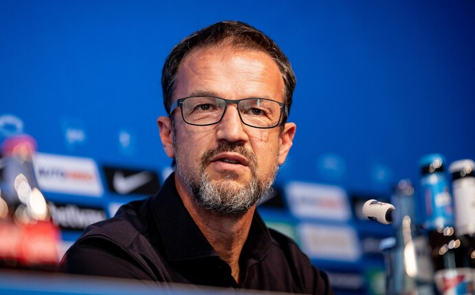 Hertha-Manager Fredi Bobic hat viel auf der Agenda.