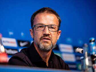 Hertha-Manager Fredi Bobic hat viel auf der Agenda. Hertha-Manager Fredi Bobic hat viel auf der Agenda.