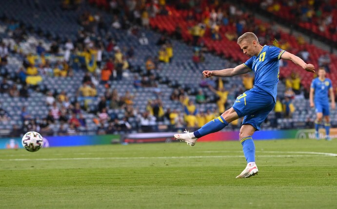 Die ukrainische Nationalmannschaft um Oleksandr Sintschenko will zur WM.