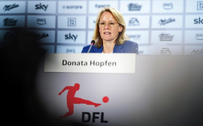 Stellt die Weichen der Zukunft: Donata Hopfen, Vorsitzende der Geschäftsführung der DFL.