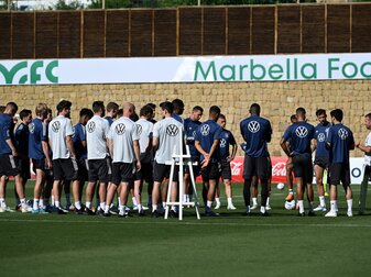 Die deutsche Nationalmannschaft möchte in der Nations League besser abschneiden. Die deutsche Nationalmannschaft möchte in der Nations League besser abschneiden.