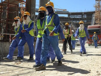 Katar steht international immer wieder wegen der Ausbeutung von Arbeitern in der Kritik.