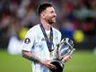 «Wunderschön»: Argentiniens Messi freut sich nach dem Sieg gegen Italien auf weitere Gegner.