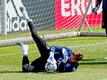 Torhüter Kevin Trapp beim Torwarttraining der Nationalmannschaft.