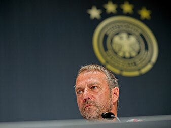 Bundestrainer Hansi Flick bezieht Position pro «Die Mannschaft». Bundestrainer Hansi Flick bezieht Position pro «Die Mannschaft».