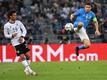 Leroy Sané (l) mit Italiens Alessandro Florenzi.