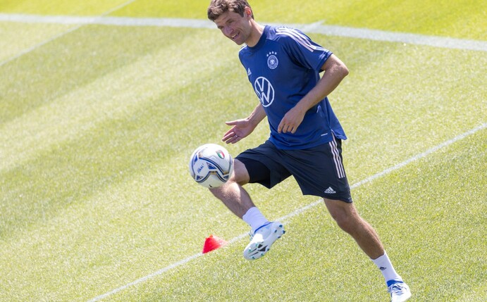 Thomas Müller hofft auf einen Sieg gegen England.
