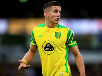 Tzolis kam im vergangenen Sommer zu Norwich City. Foto: Stephen Pond/Getty Images Tzolis kam im vergangenen Sommer zu Norwich City. Foto: Stephen Pond/Getty Images