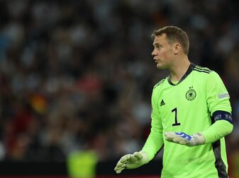 Deutschlands Torwart Manuel Neuer gestikuliert. Deutschlands Torwart Manuel Neuer gestikuliert.