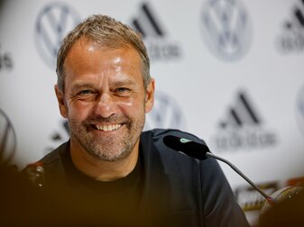 Gibt seinen Spielern einen Tag Pause: Nationaltrainer Hansi Flick. Gibt seinen Spielern einen Tag Pause: Nationaltrainer Hansi Flick.