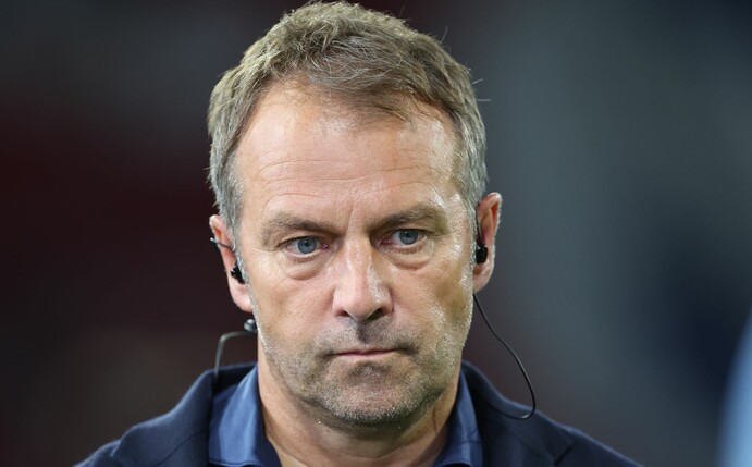Fokussiert: Bundestrainer Hansi Flick hat mit dem DFB-Team Ungarn vor Augen.