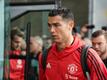 Cristiano Ronaldo kommt vor Beginn einer Premiere-League-Partie in Brighton im Stadion an.