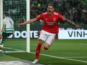 Spielt künftig für den FC Liverpool: Darwin Nunez. Spielt künftig für den FC Liverpool: Darwin Nunez.