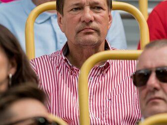 Torsten Gütschow bei einem Spiel von Dynamo Dresden im Jahr 2017.