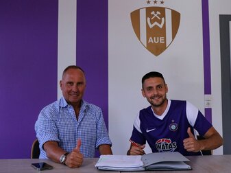3. Liga: Aue verlängert mit Nazarov 3. Liga: Aue verlängert mit Nazarov
