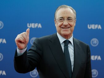Propagiert weiter die Einführung einer europäischen Super League: Florentino Pérez, Präsident von Real Madrid. Propagiert weiter die Einführung einer europäischen Super League: Florentino Pérez, Präsident von Real Madrid.