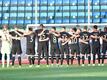 SERRAVALLE, ITALY - SEPTEMBER 02: Germany U21 walk out prior to the UEFA European Under-21 Championship Qualifier match between U21 San Marino and U21 Germany at Olimpico di Serravalle on September 2,