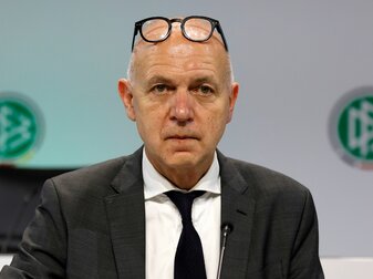 Seit 100 Tagen Präsident des DFB: Bernd Neuendorf.