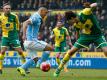 City verspielt bei Norwich die letzte Titelchance (Quelle: SID)